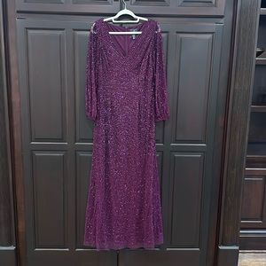 Size 12 Adrianna Papell gown worn once